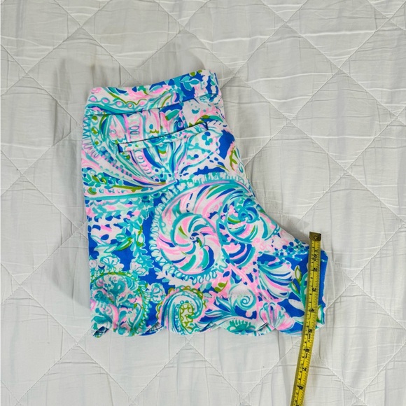Bundle Lilly Pulitzer Blue and Green Bermuda Shorts Vibrant Patter - Picture 11 of 11